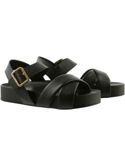 Leder-Sandalen in Schwarz>Högl Outlet
