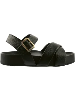 Leder-Sandalen in Schwarz>Högl Outlet