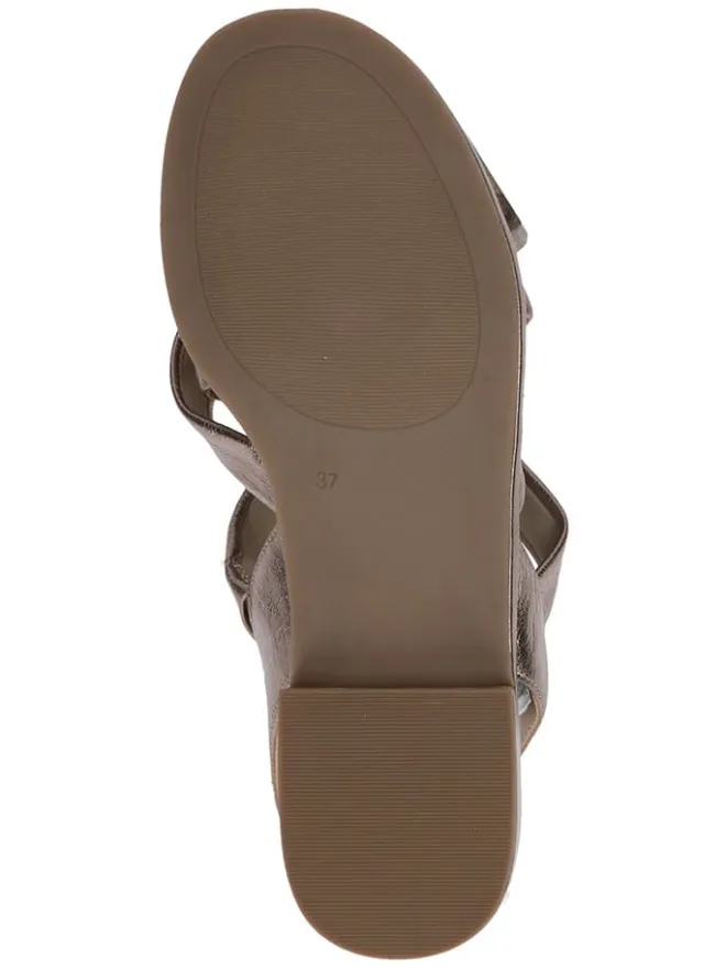 Caprice Sandalen^Leder-Sandalen in Taupe
