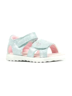 Leder-Sandalen in Türkis>Richter Shoes Outlet