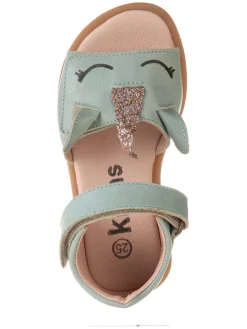kmins Sandalen·Sandalen^Leder-Sandalen in Türkis