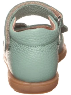 Leder-Sandalen in Türkis><noscript><img width=