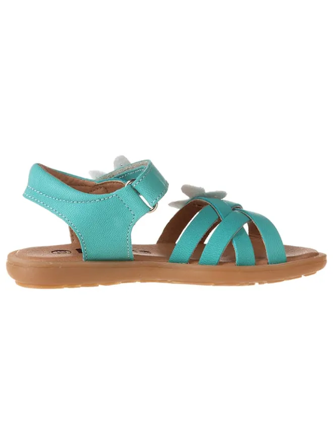 kmins Sandalen·Sandalen^Leder-Sandalen in Türkis