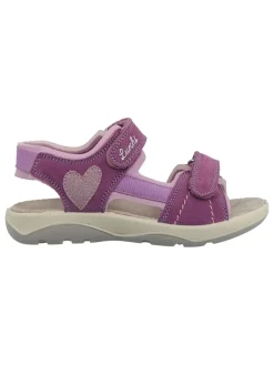 Leder-Sandalen in Violett>Lurchi Discount