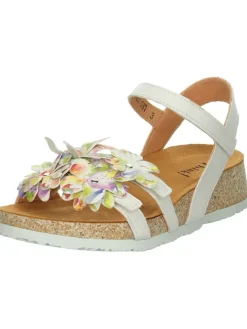 Leder-Sandalen in Weiß>Think! Outlet