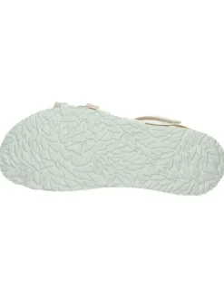 Leder-Sandalen in Weiß><noscript><img width=