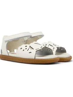 Leder-Sandalen in Weiß>Camper Discount