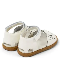 Leder-Sandalen in Weiß>Camper Discount