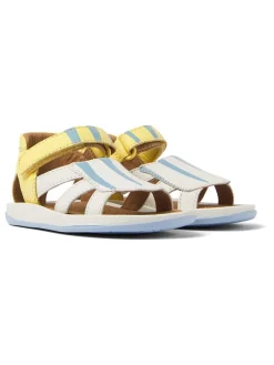 Camper Sandalen^Leder-Sandalen in Weiß/ Gelb