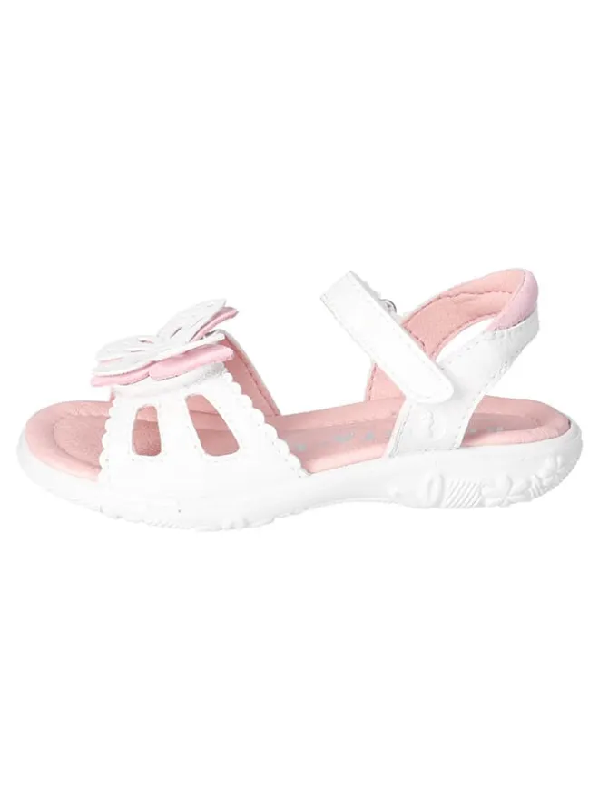 Leder-Sandalen "Kelebek" in Weiß/ Rosa>Ricosta Sale