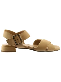 Högl Sandalen^Leder-Sandalen "Korinna" in Hellbraun