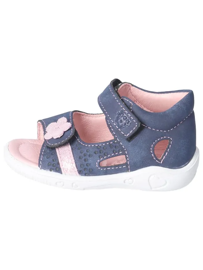 Leder-Sandalen "Maja" in Dunkelblau>PEPINO Sale