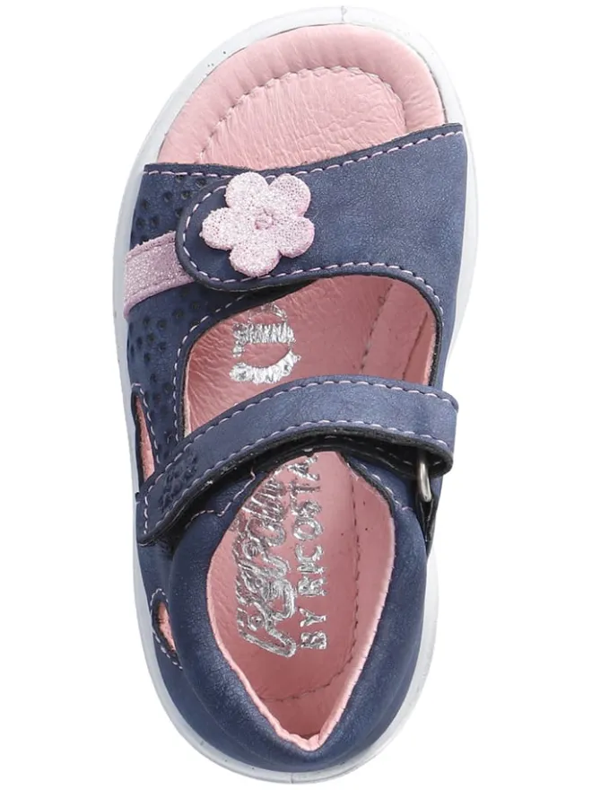 Leder-Sandalen "Maja" in Dunkelblau>PEPINO Sale