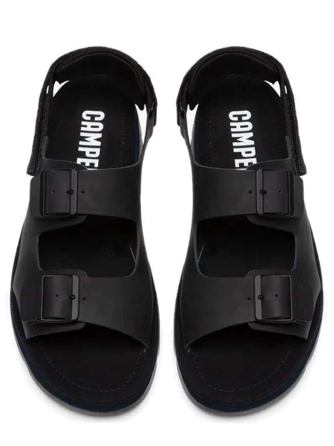 Camper Sandalen & Pantoletten^Leder-Sandalen "Oruga" in Schwarz