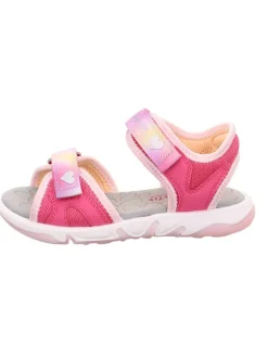 superfit Sandalen·Sandalen^Leder-Sandalen "Pebbles" in Rosa/ Pink