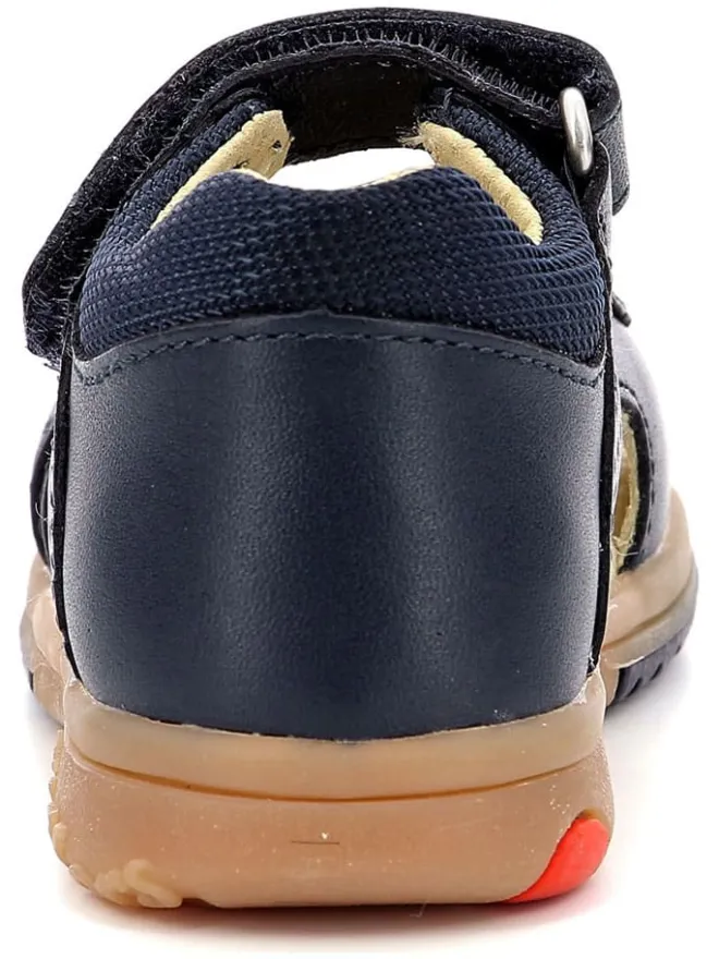 Leder-Sandalen "Plazabi" in Dunkelblau>Kickers
