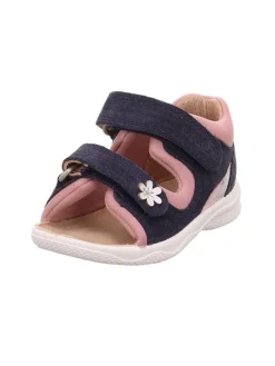 Leder-Sandalen "Polly" in Dunkelblau/ Rosa>superfit Best