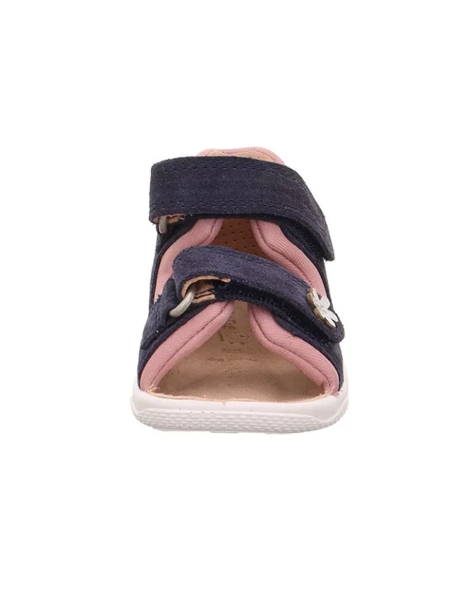 Leder-Sandalen "Polly" in Dunkelblau/ Rosa>superfit Best