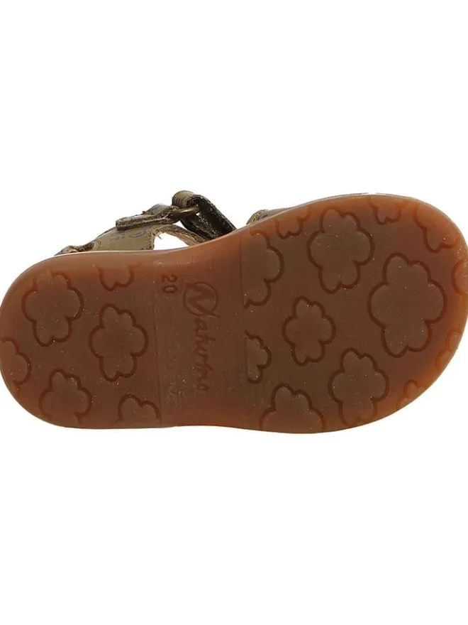 Naturino Sandalen^Leder-Sandalen "Quarzo" in Khaki