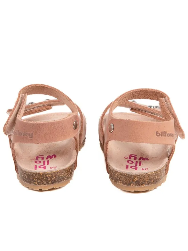 Leder-Sandalen "Rosso" in Rosa>billowy Best