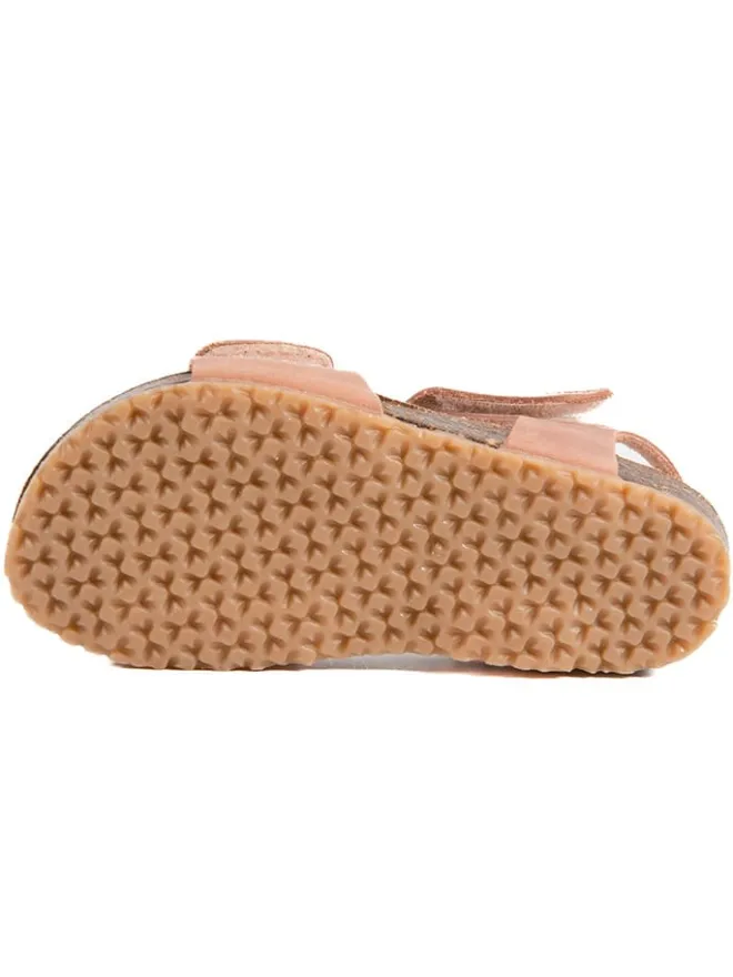 Leder-Sandalen "Rosso" in Rosa>billowy Best