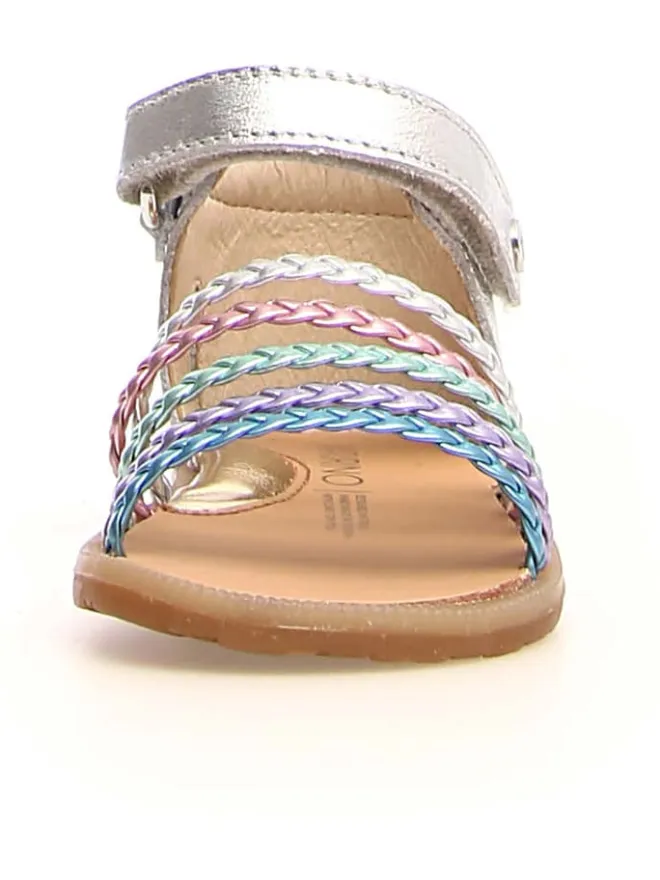 Naturino Sandalen^Leder-Sandalen "Rubino" in Silber