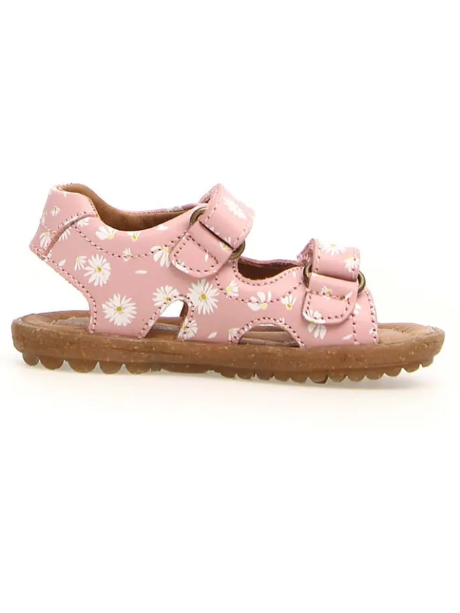 Naturino Sandalen·Sandalen^Leder-Sandalen "Sky" in Rosa/ Weiß