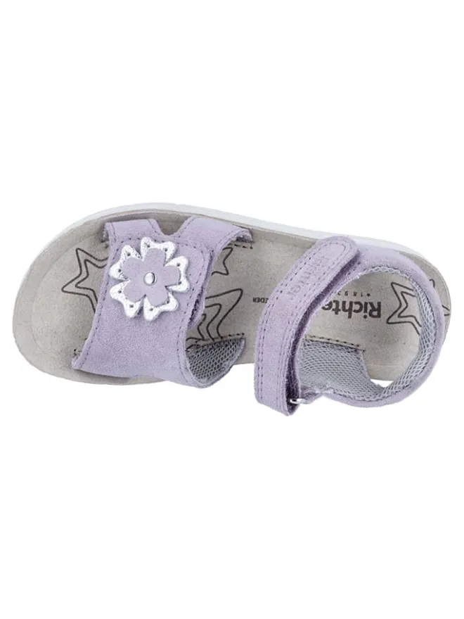 Richter Shoes Sandalen·Sandalen^Leder-Sandalen "Sofia" in Lila