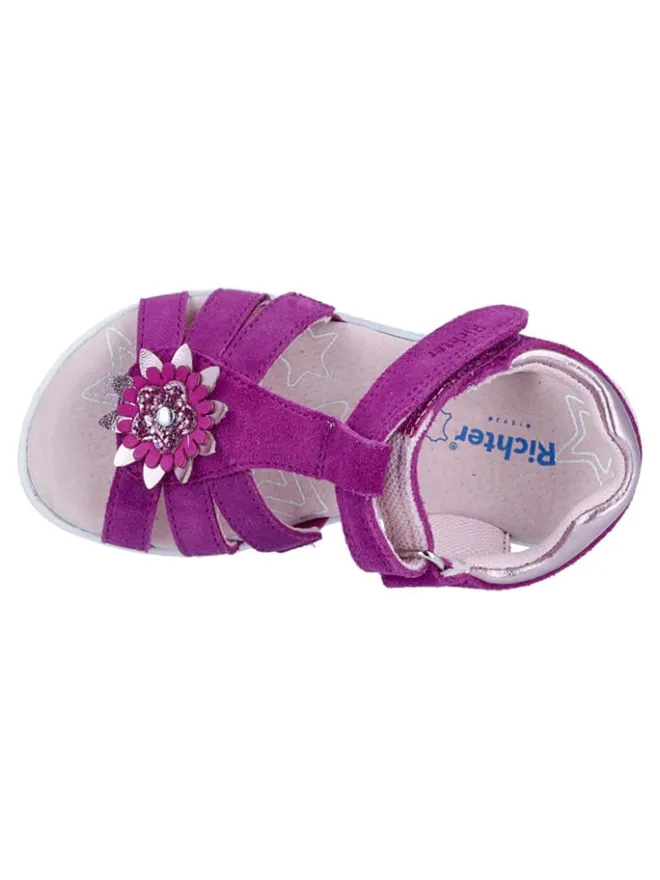 Leder-Sandalen "Sole" in Fuchsia>Richter Shoes Hot