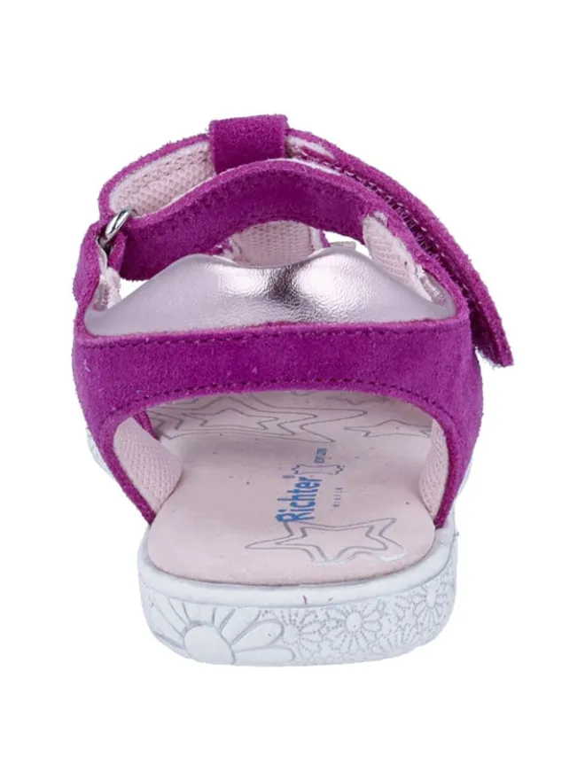 Leder-Sandalen "Sole" in Fuchsia>Richter Shoes Hot