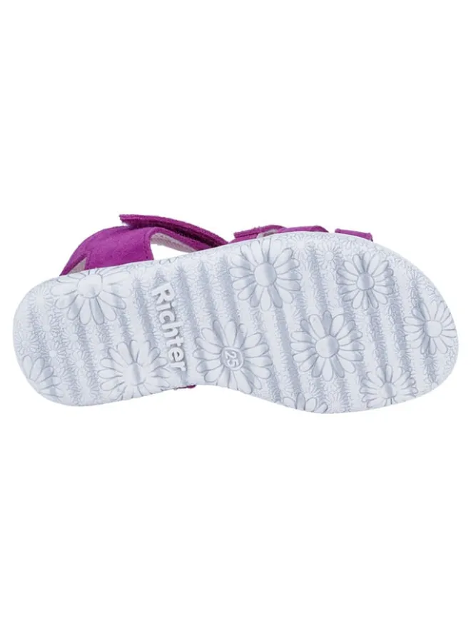 Leder-Sandalen "Sole" in Fuchsia>Richter Shoes Hot