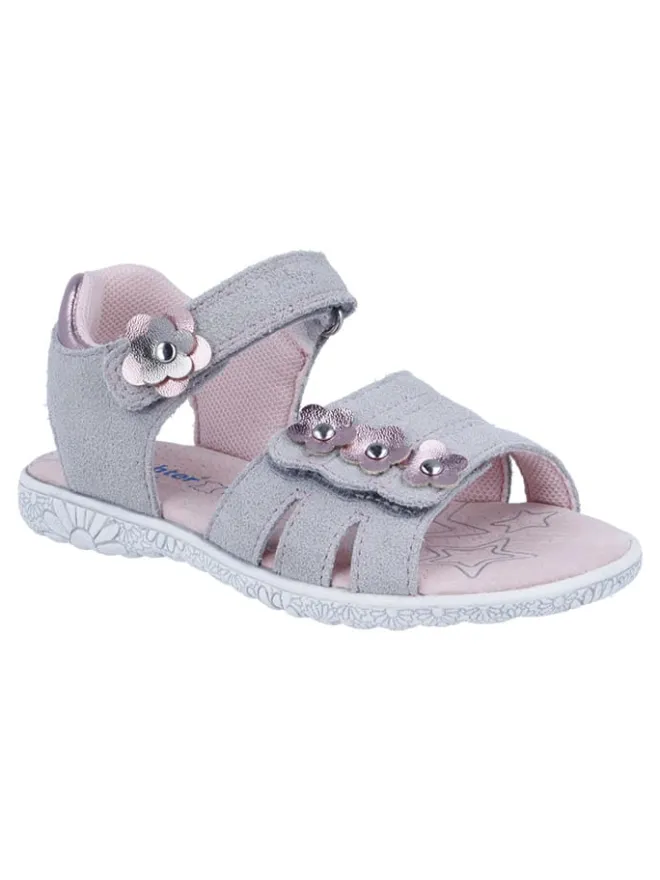 Richter Shoes Sandalen·Sandalen^Leder-Sandalen "Sole" in Grau