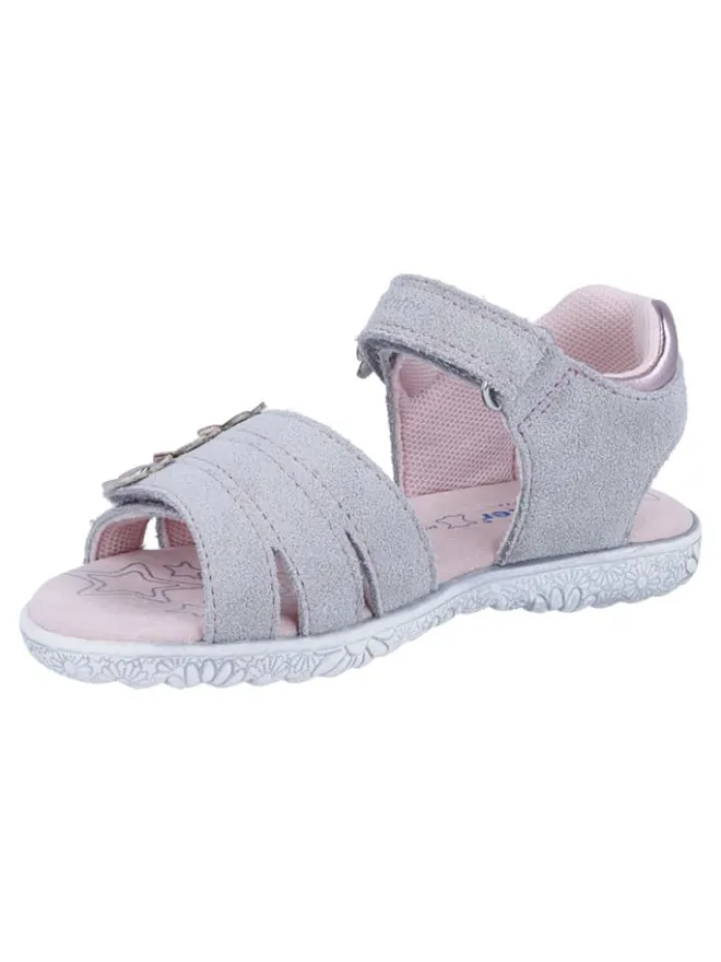 Richter Shoes Sandalen·Sandalen^Leder-Sandalen "Sole" in Grau