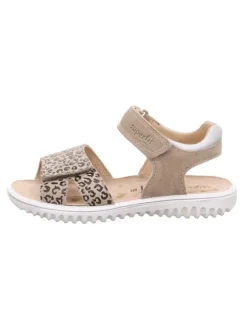 Leder-Sandalen "Sparkle" in Beige>superfit Sale