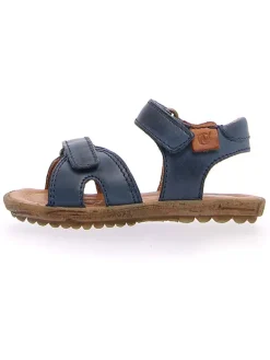 Leder-Sandalen "Sun" in Dunkelblau>Naturino Online