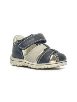 Leder-Sandalen "Sweet" in Dunkelblau/ Beige>Primigi Discount