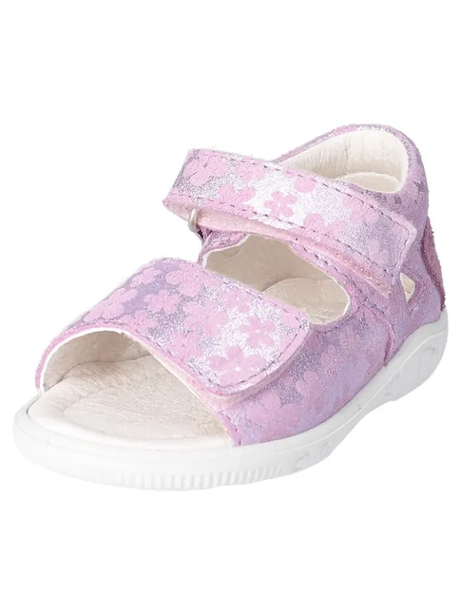 Leder-Sandalen "Taya" in Lila>PEPINO Best