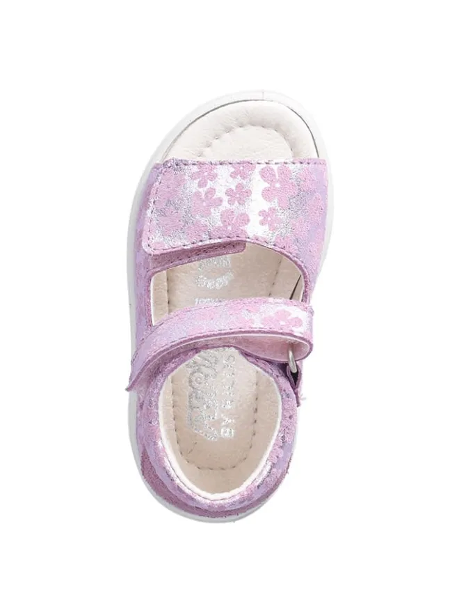 Leder-Sandalen "Taya" in Lila>PEPINO Best