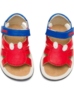 Leder-Sandalen "TWS" in Blau/ Rot>Camper Clearance