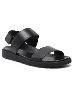 Geox Sandalen & Pantoletten^Leder-Sandalen "Xand" in Schwarz