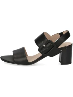 Caprice Sandalen^Leder-Sandaletten "Edison" in Schwarz
