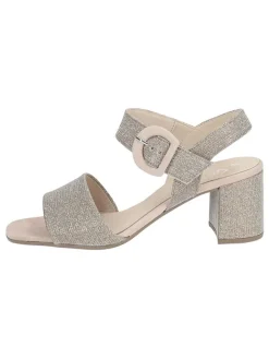 Gabor Sandalen^Leder-Sandaletten in Beige