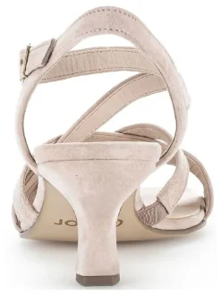 Gabor Sandalen^Leder-Sandaletten in Beige