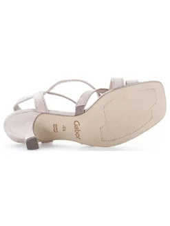 Gabor Sandalen^Leder-Sandaletten in Beige