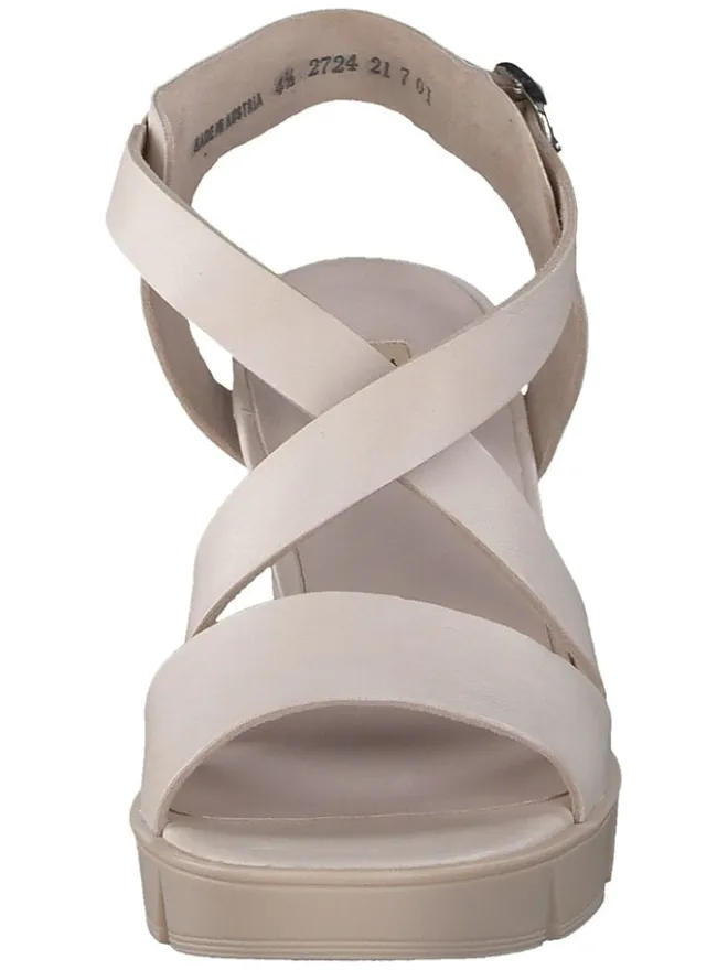Paul Green Sandalen^Leder-Sandaletten in Beige