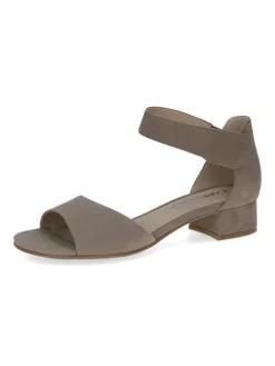Leder-Sandaletten in Braun>Caprice Sale