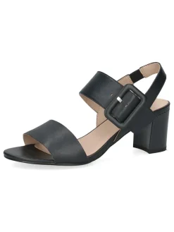 Leder-Sandaletten in Dunkelblau>Caprice Best