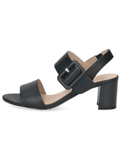 Leder-Sandaletten in Dunkelblau>Caprice Best