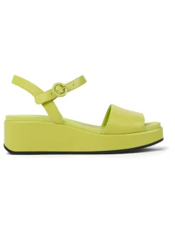 Leder-Sandaletten in Grün>Camper Sale