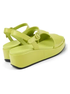 Leder-Sandaletten in Grün><noscript><img width=